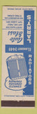 Matchbook Cover - Larry's Auto glass St Paul MN Radiators