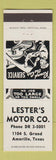 Matchbook Cover - Lester Motors Amarillo TX