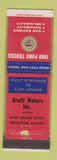 Matchbook Cover - 1960 Ford Trucks Yerington NV Grulli Motors