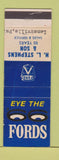 Matchbook Cover - 1966 Ford HL Stephns Lenoxville PA