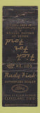 Matchbook Cover - Fick Ford Cleveland OH WORN