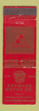 Matchbook Cover - Kenmare Motors Ford ND low phone # General Tires WEAR