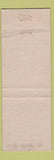 Matchbook Cover - Kenmare Motors Ford ND low phone # General Tires WEAR