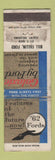Matchbook Cover - 1962 Ford Bill Fallin Hominy OK POOR
