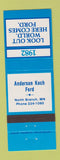 Matchbook Cover - 1982 Ford Anderson Koch North Branch MN