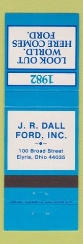 Matchbook Cover - 1982 Ford JR Dall Elyria OH