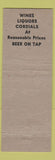 Matchbook Cover - Meier's Ice Cream Andrae Restaurant Milwaukee WI