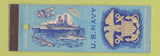 Matchbook Cover - US Navy Ship Scene