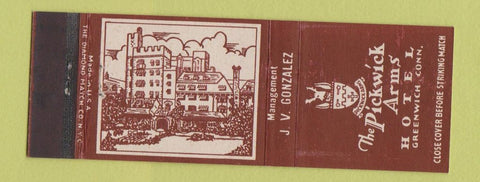 Matchbook Cover - Pickwick Arms Hotel Greenwich CT