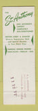 Matchbook Cover - St Anthony San Antonio TX Motel?