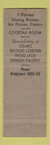 Matchbook Cover - Charlie's Cafe Exceptionale Minneapolis MN CREAESE