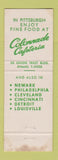 Matchbook Cover - Colonnade Cafeteria Pittsburgh PA