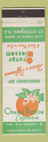 Matchbook Cover - Orange Blossom Cafeteria St Petersburg FL