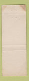 Matchbook Cover - 5th Avenue Cafeteria Bar  CREASE