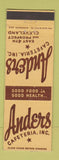 Matchbook Cover - Andres Cafeteria Cleveland OH