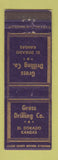 Matchbook Cover - Gross Drilling El Dorado KS
