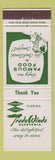 Matchbook Cover - Trade Winds Cafeteria Leesburg Cocoa FL