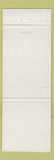 Matchbook Cover - Strong's Cafeteria Springfield IL