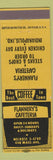 Matchbook Cover - Flannery's Cafeteria Indianapolis IN