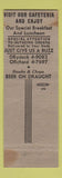 Matchbook Cover - Famous American Cafeteria New York City