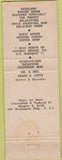 Matchbook Cover - Green Top Court Natural Bridge VA wear