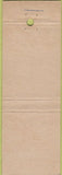 Matchbook Cover - Opticians Medical Center Washington DC Glasses