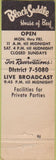 Matchbook Cover - Black Saddle House of Beef Washington DC CREASE