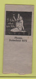 Matchbook Cover - Athens Cafe Chicago IL pinup girlie WORN BOBTAIL