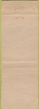 Matchbook Cover - Bamboo Drive Inn Chiense Food NO TOWN