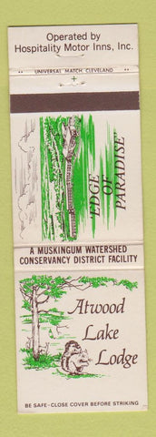 Matchbook Cover - Atwood Lake Lodge Dellroy OH