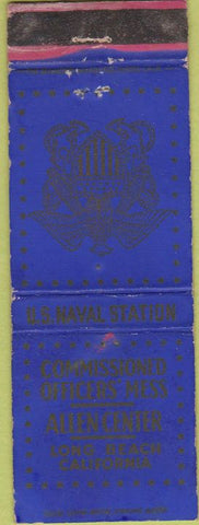 Matchbook Cover - Officers Mess Long Beach CA