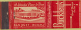 Matchbook Cover - Buckley's Restaurant Cumberland IN