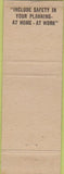 Matchbook Cover - Carbide Texas City TX Plant