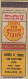 Matchbook Cover - Homer Smith Normandy MO Shell oil gas WORN 30's