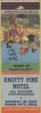 Matchbook Cover - Knotty Pine Motel Canon City CO hillbilly