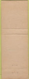 Matchbook Cover - M Harvey Taylor State Senate PA? Eisenhower Ike