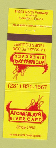 Matchbook Cover - Atchafalaya River Cafe Houston TX