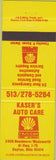 Matchbook Cover - Shell oil gas Dayton OH