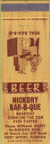 Matchbook Cover - Hickory BBQ Fort Myers FL