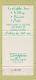 Matchbook Cover - Armond's Restaurant Watertown CT WORN 30 Strike