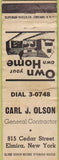 Matchbook Cover - Franz's Tavern Lebanon Schaefferstown PA POOR