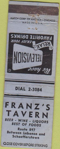 Matchbook Cover - Brenton Tyler Insurance Waltham MA WORN
