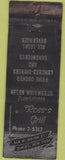 Matchbook Cover - Ross's Grill Elmira NY WORN