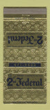 Matchbook Cover - 2nd Federal Savings and Loan Pittsburgh PA 30 Strike