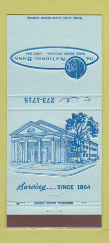 Matchbook Cover - 1st National Bank Three Rivers MI 30 Strike