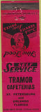 Matchbook Cover - Tramor Cafeterias ST Petersburg Orlando FL