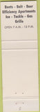 Matchbook Cover - Big Hickory Fishing Nook Bonita Springs FL