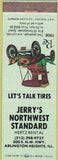 Matchbook Cover - Jerry's Standard oil gas Arlington Heights IL