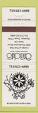 Matchbook Cover - Arcodoro Italian Restaurant Houston TX