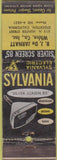 Matchbook Cover - Sylvania TV Tubes Stockton CA WORN